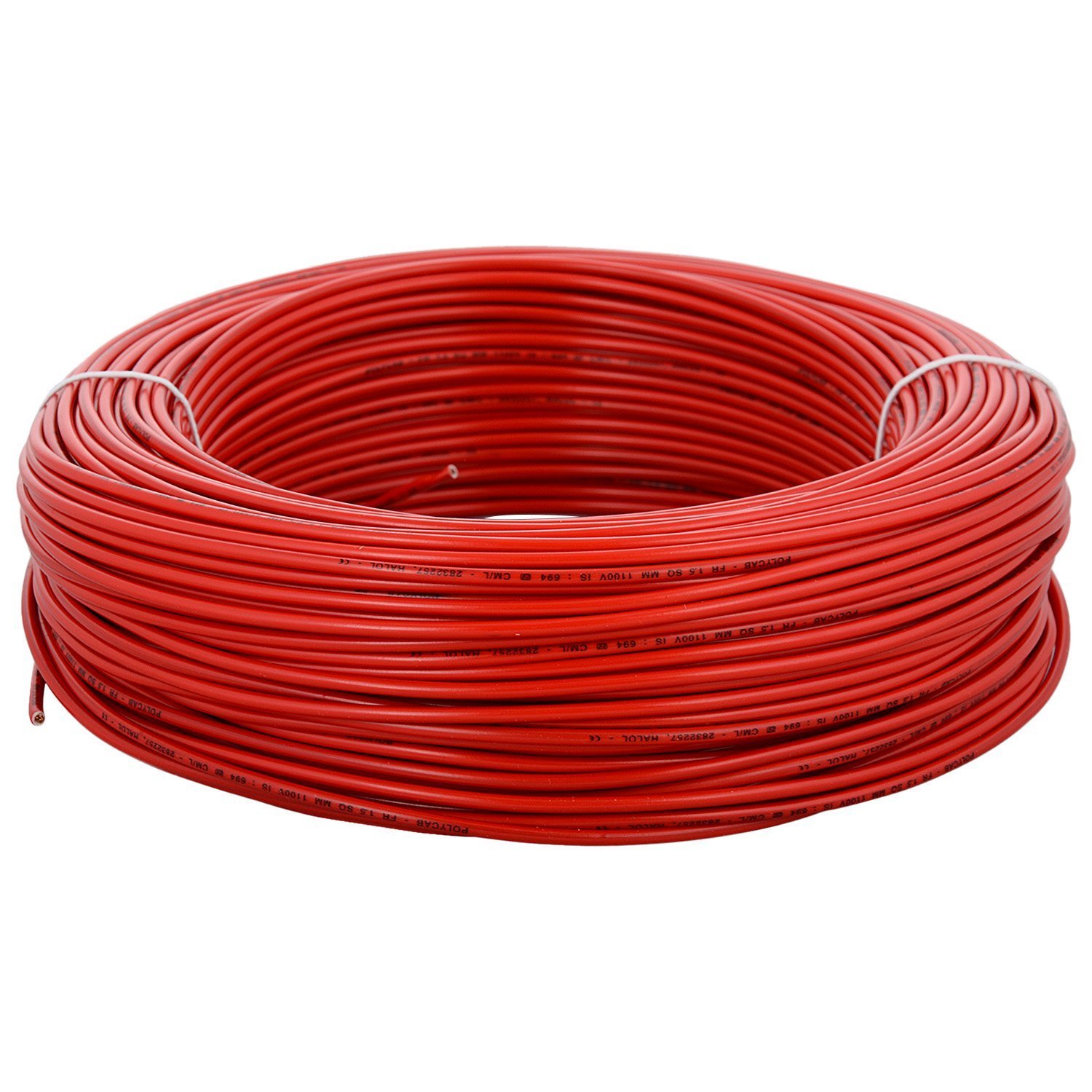 POLYCAB PRIMA PLUS, 90m [4.00 sq. mm, Red]